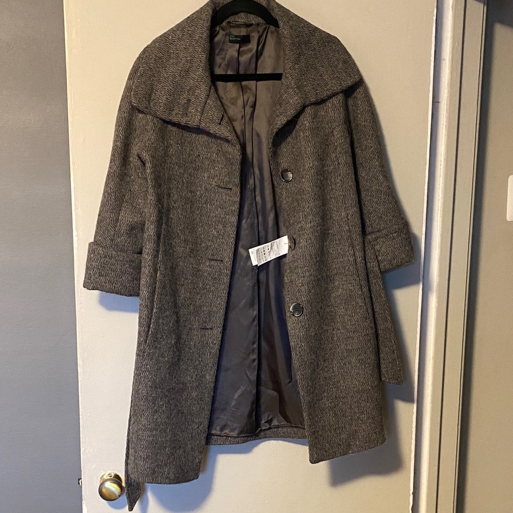 United Colors Of Benetton Gray Coat